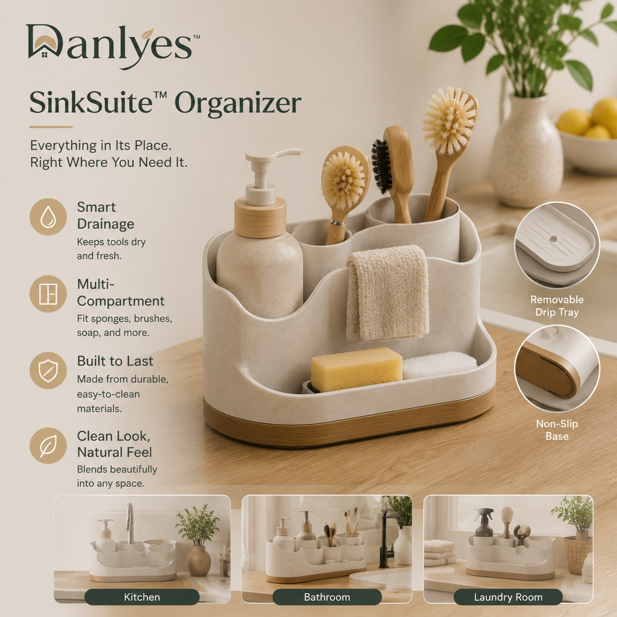 Danlyes™ AquaFlow SinkSuite Organizer
